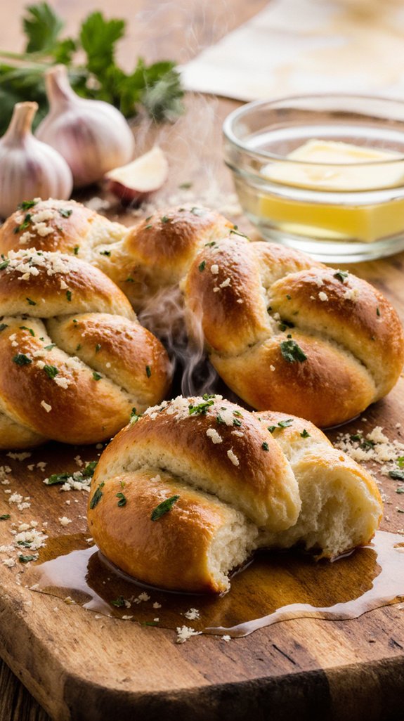 irresistible garlic knots recipe