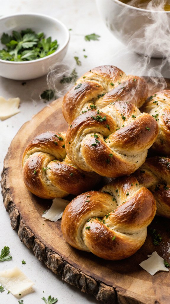 irresistible garlic knots recipe
