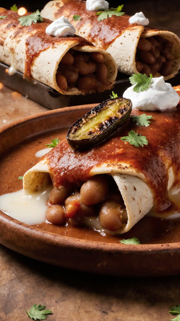 layered enchiladas comfort food