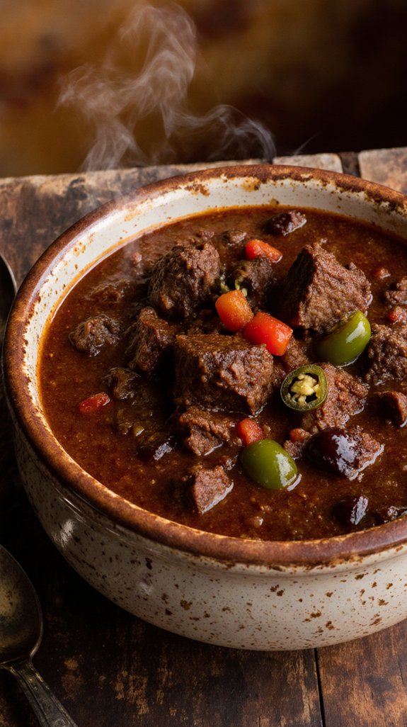 layered flavors in chili