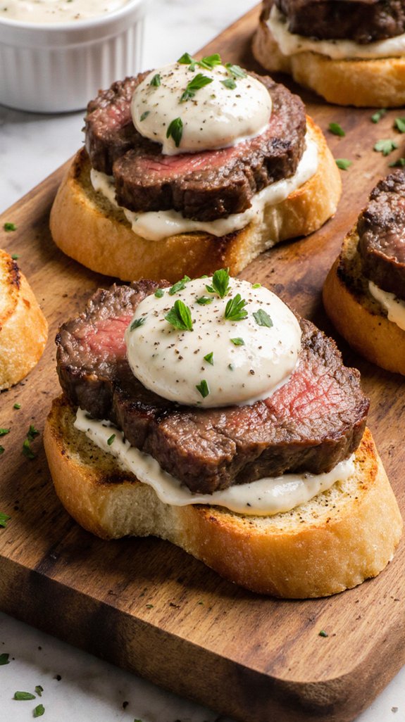 lighter sides complement steak bites