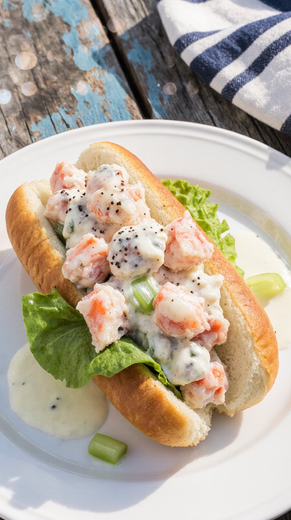 lobster rolls with light sides