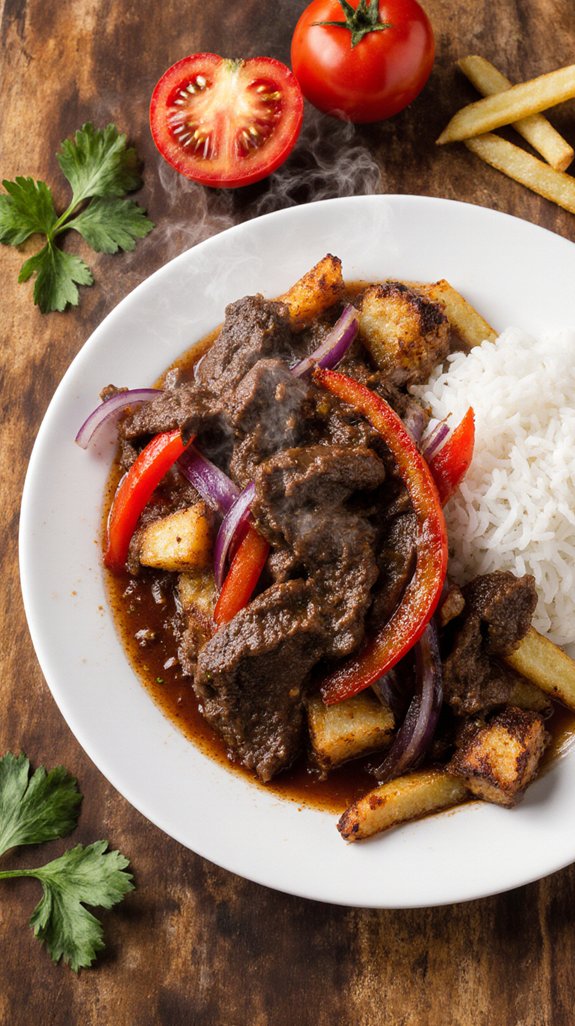 lomo saltado serving suggestions