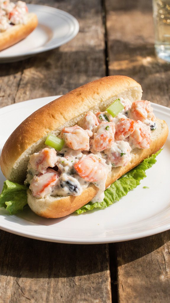 maine style lobster roll preparation