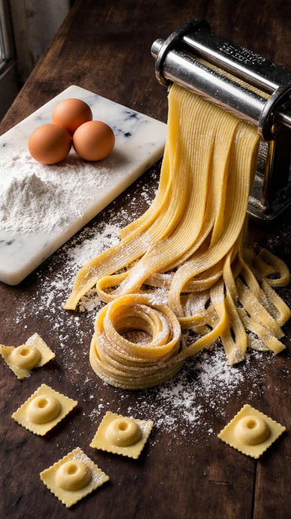 make pasta from scratch