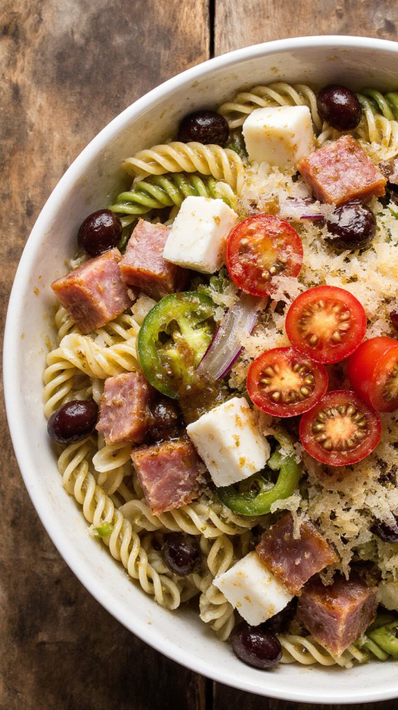 pasta salad pairs well