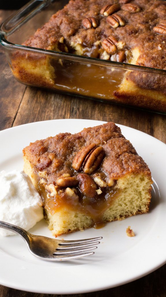 pecan pie dump cake pairings