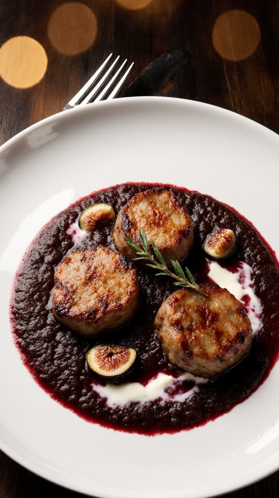 port glazed pork with figs