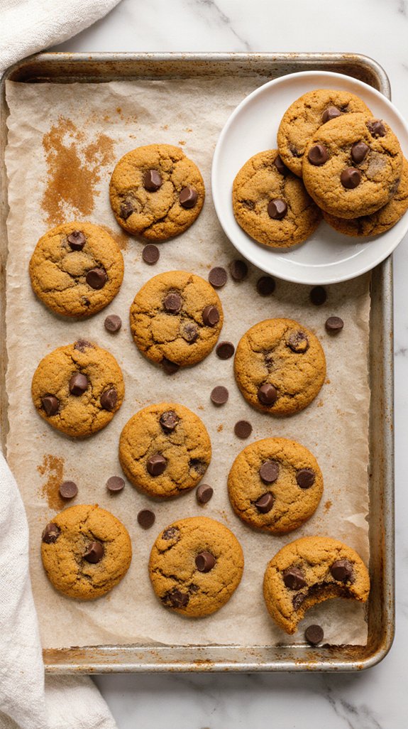 pumpkin chocolate chip cookies