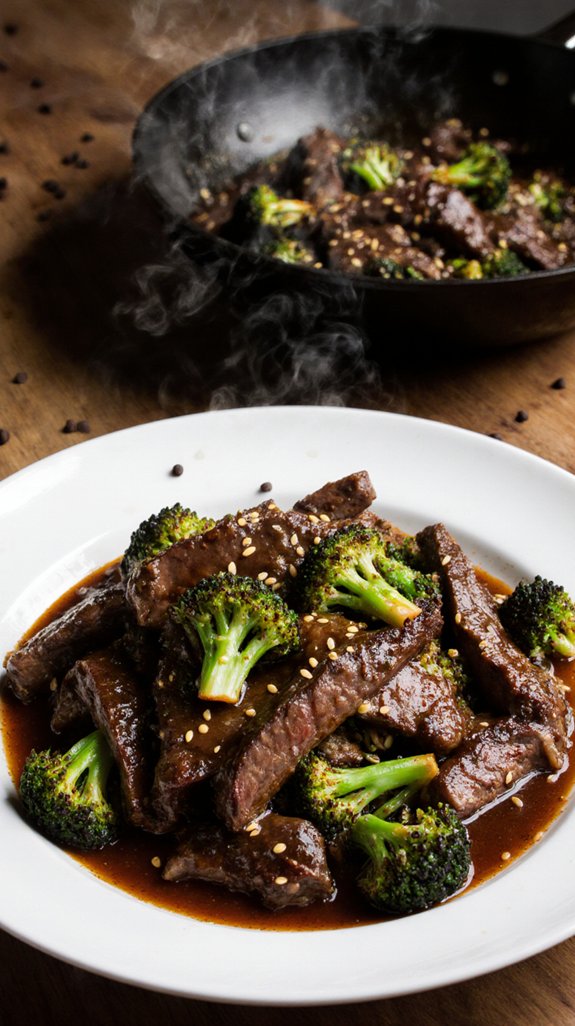quick beef and broccoli stir fry