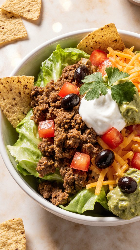 quick flavorful taco salad