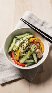 refreshing summer cucumber salad