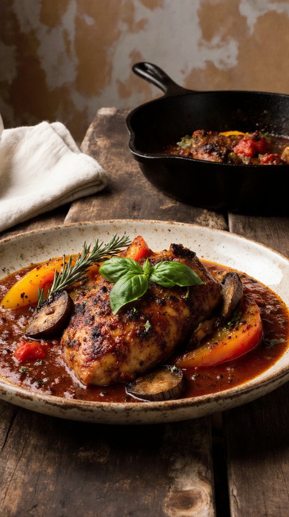 rustic chicken cacciatore recipe