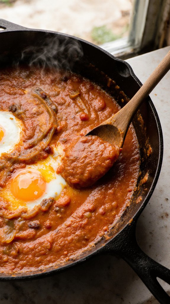savory accompaniments for shakshuka