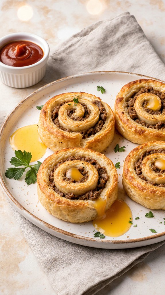 savory comfort food rollups