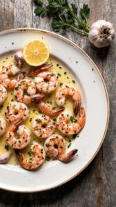 savory garlic butter shrimp