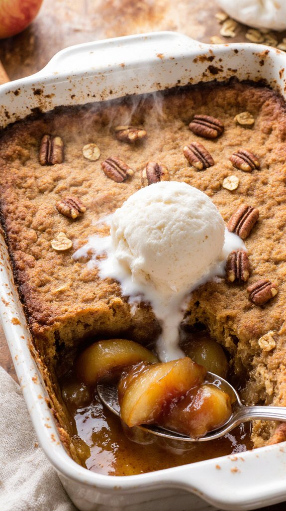 serve with ice cream