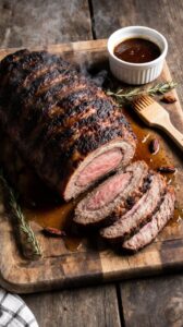 slow cooked smoked brisket