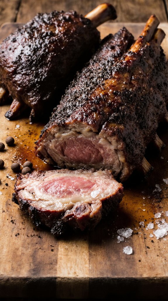 slow smoked beef ribs preparation