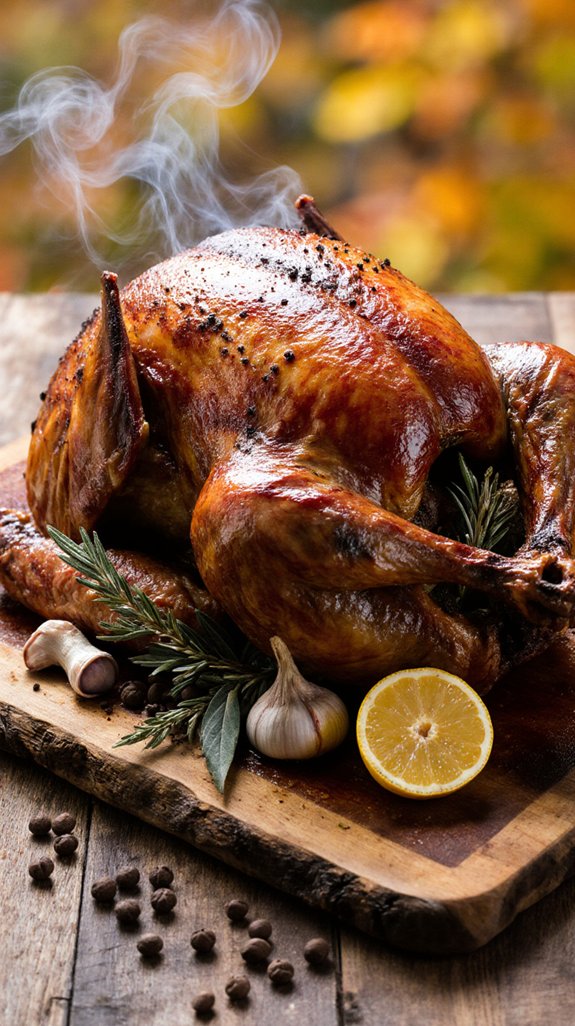 smoked citrus brined turkey perfection
