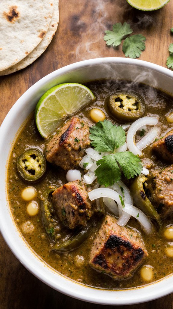 smoky tender chili verde