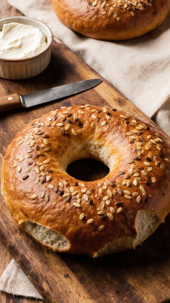 sourdough bagels overnight fermentation