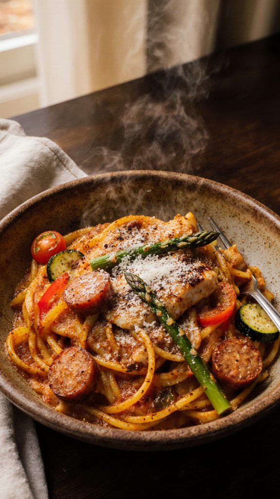 spicy pasta side suggestions