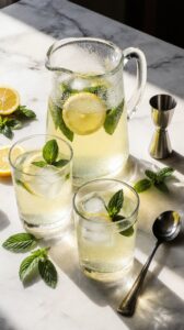 summer vodka mint lemonade