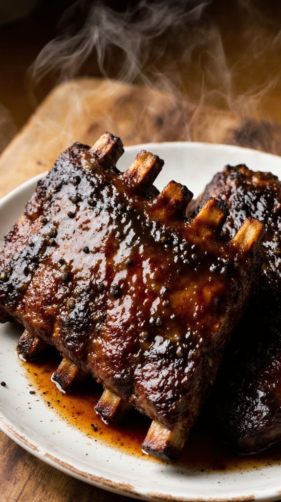 sweet agave bbq ribs