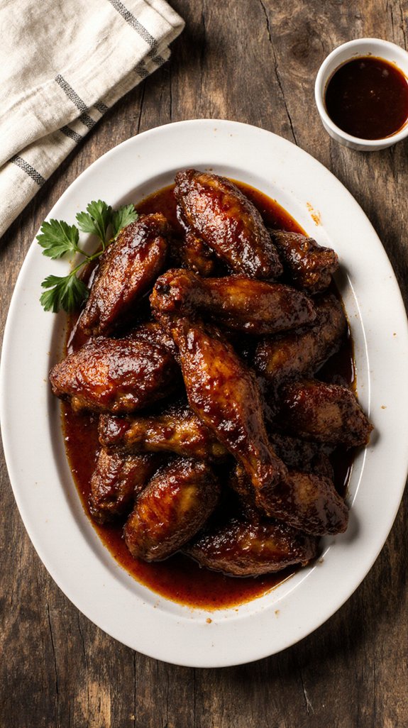 sweet tangy chicken wings