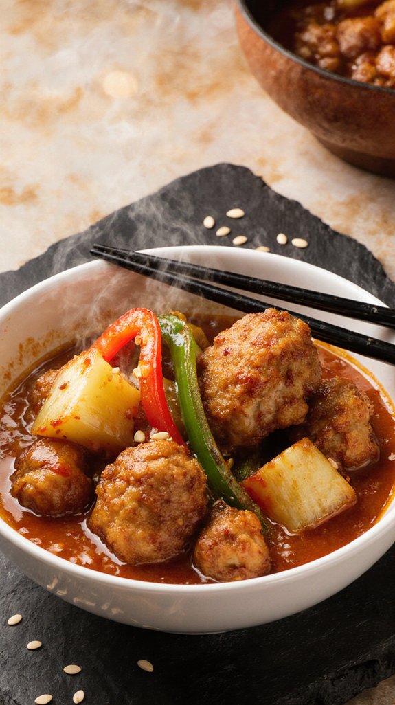 sweet tangy glossy chicken