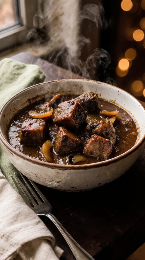 tender beef tips recipe