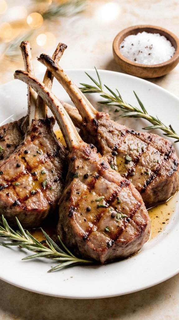 tender marinated lamb chops