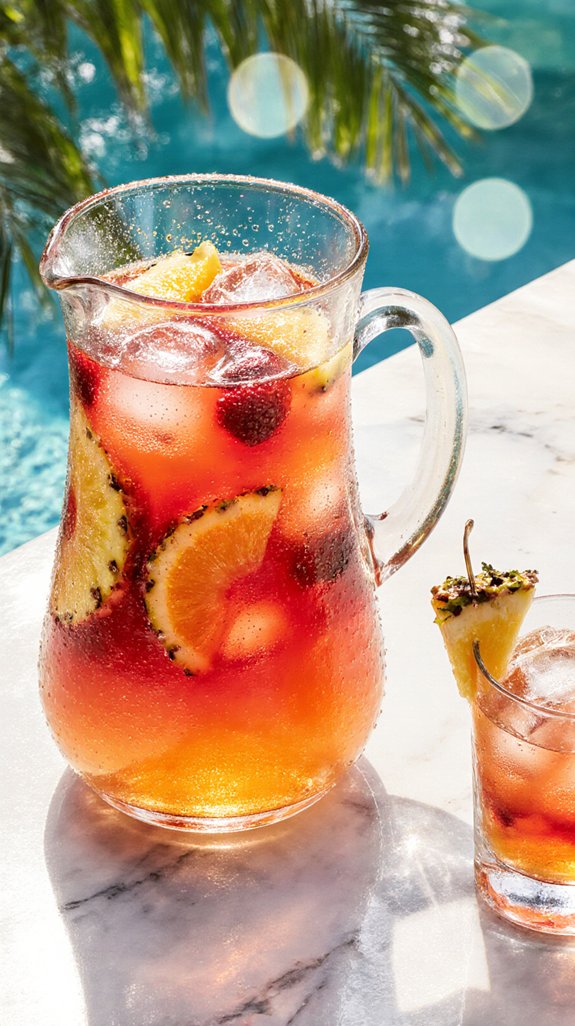 tropical snacks and appetizers