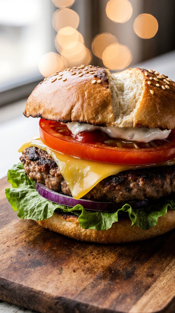 turkey beef burger delight