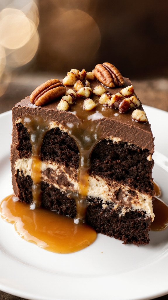 turtle chocolate poke cake