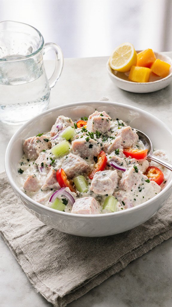 veggie packed tuna salad delight