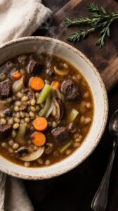 warm and filling soup