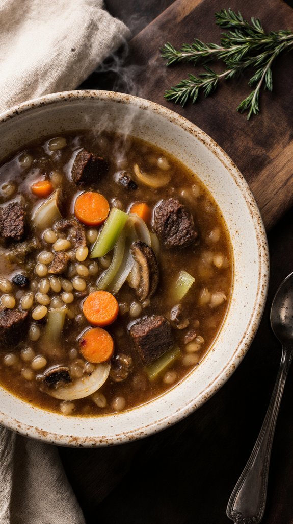 warm and filling soup