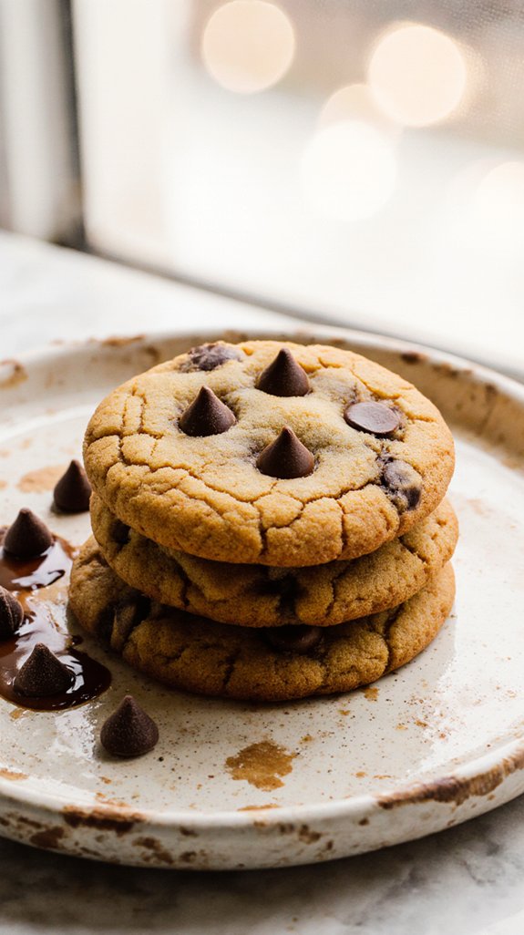 white sugar chocolate cookies