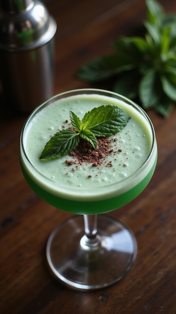 1970s creamy cocktail indulgence