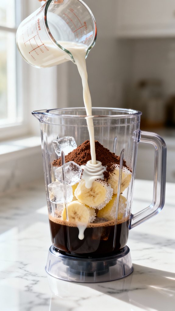 add milk for consistency