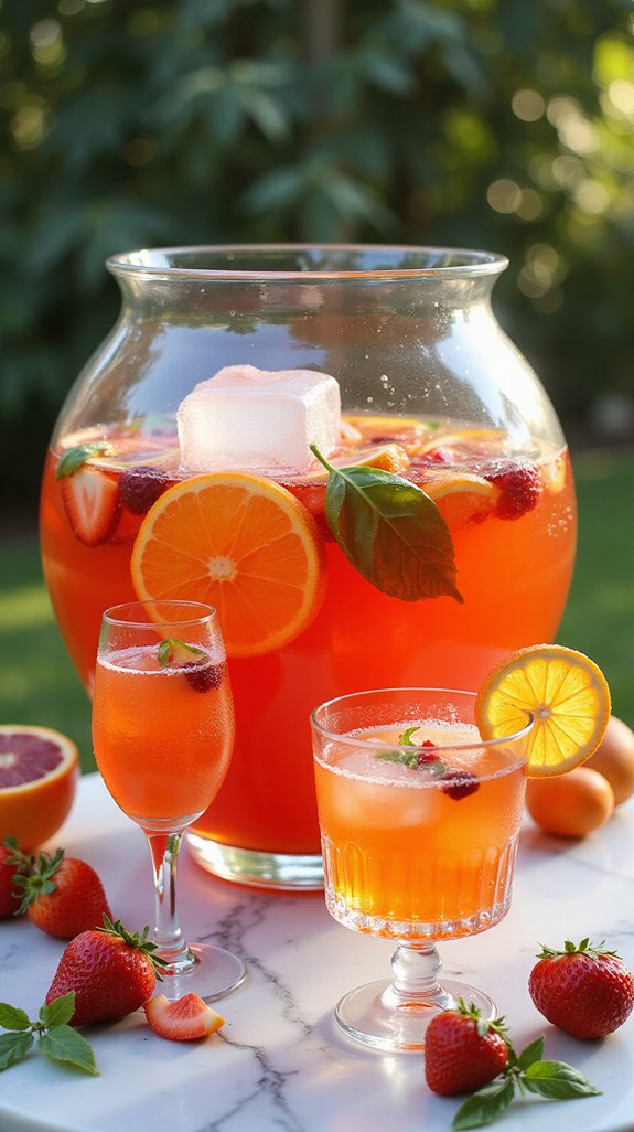 aperol spritz party punch recipe