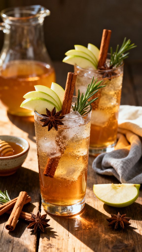 apple spice mocktail delight