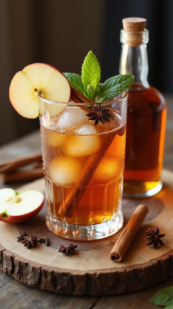 autumn inspired bourbon cocktail recipe