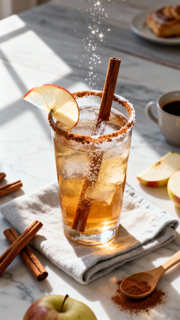 autumn spiced brunch mocktail