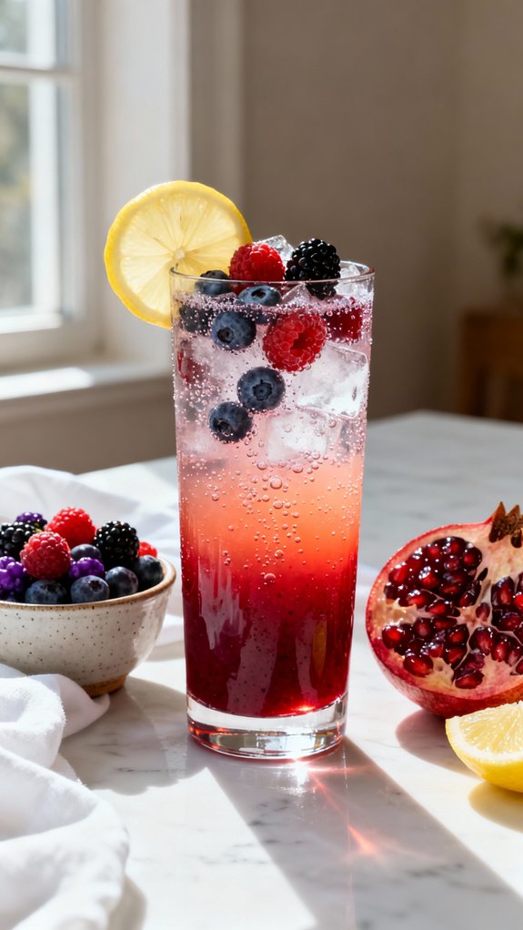 berry rich antioxidant mocktail recipe