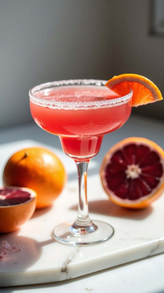 blood orange cocktail elegance