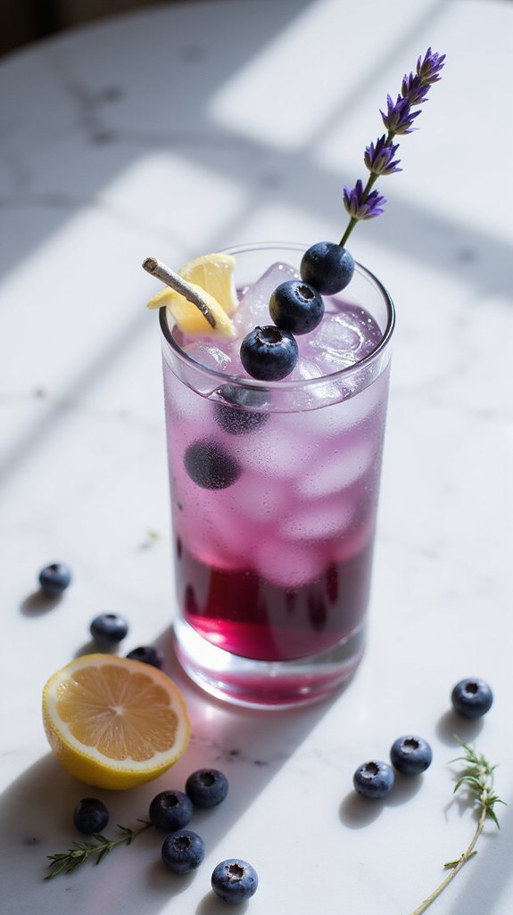 blueberry lavender cocktail delight