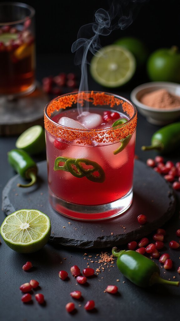 bold fiery cocktail experience